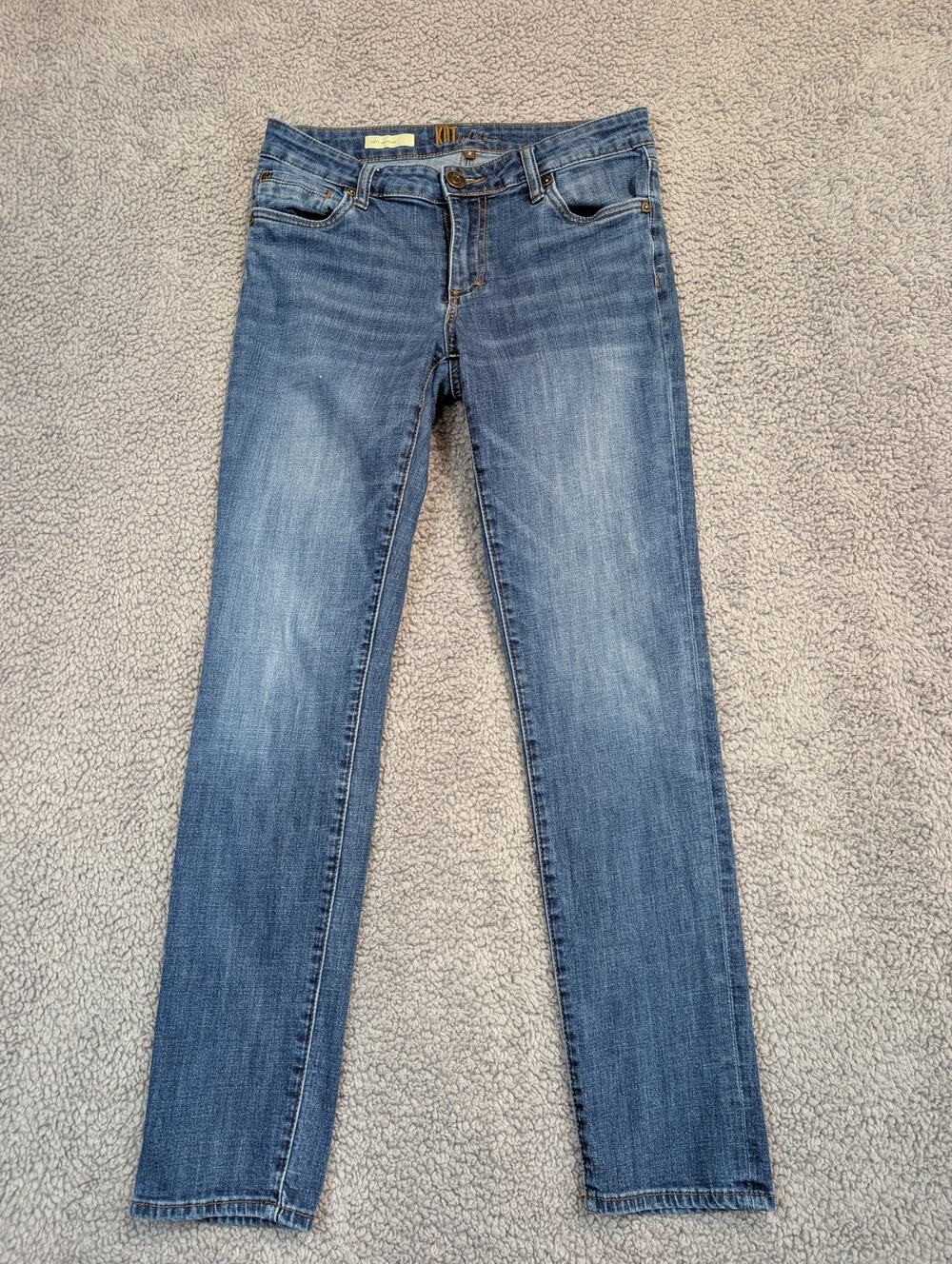 Kut From the Kloth Jeans Women's 2 Medium Wash Boyfriend Straight Leg (1021)